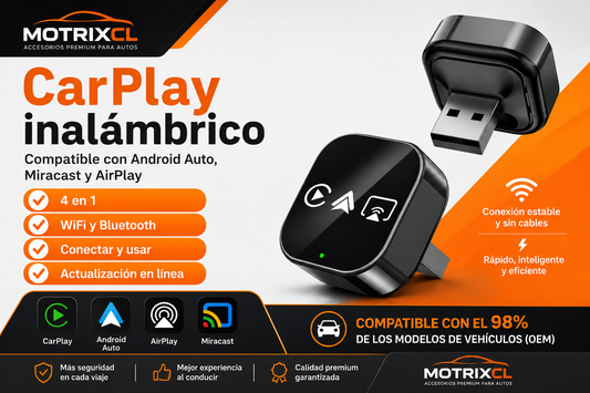 Adaptador CarPlay Inalámbrico 4 en 1