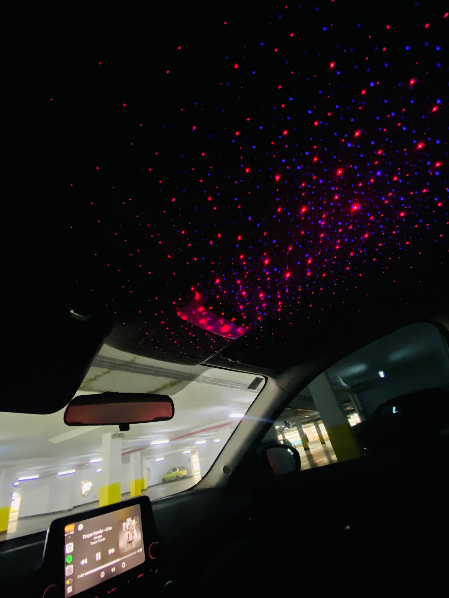 Luz Ambiental USB Estrella para Auto