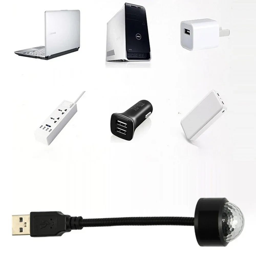 Luz LED Estrellada USB para Auto
