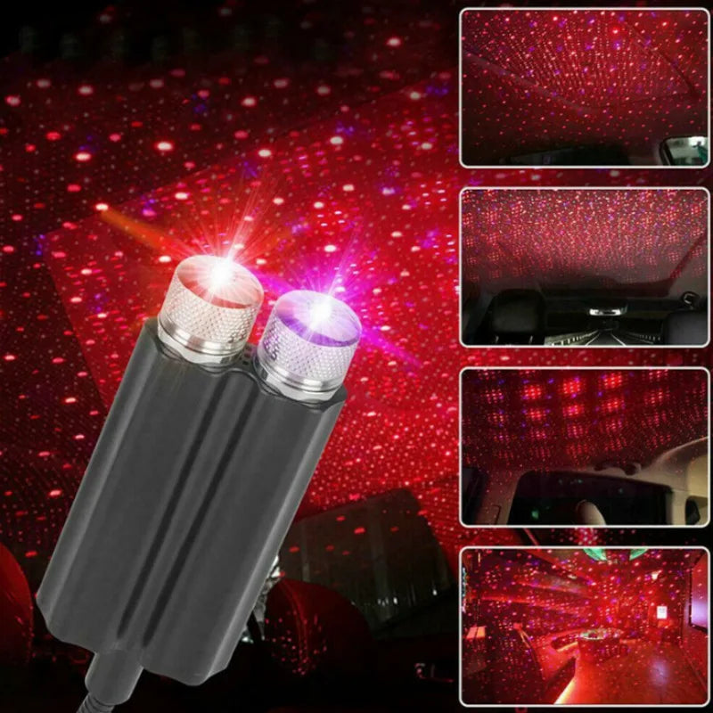 Luz Ambiental USB Estrella para Auto