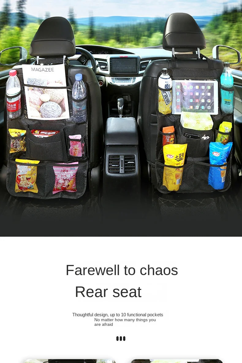 Organizador de Asiento para Auto con Soporte para Tablet