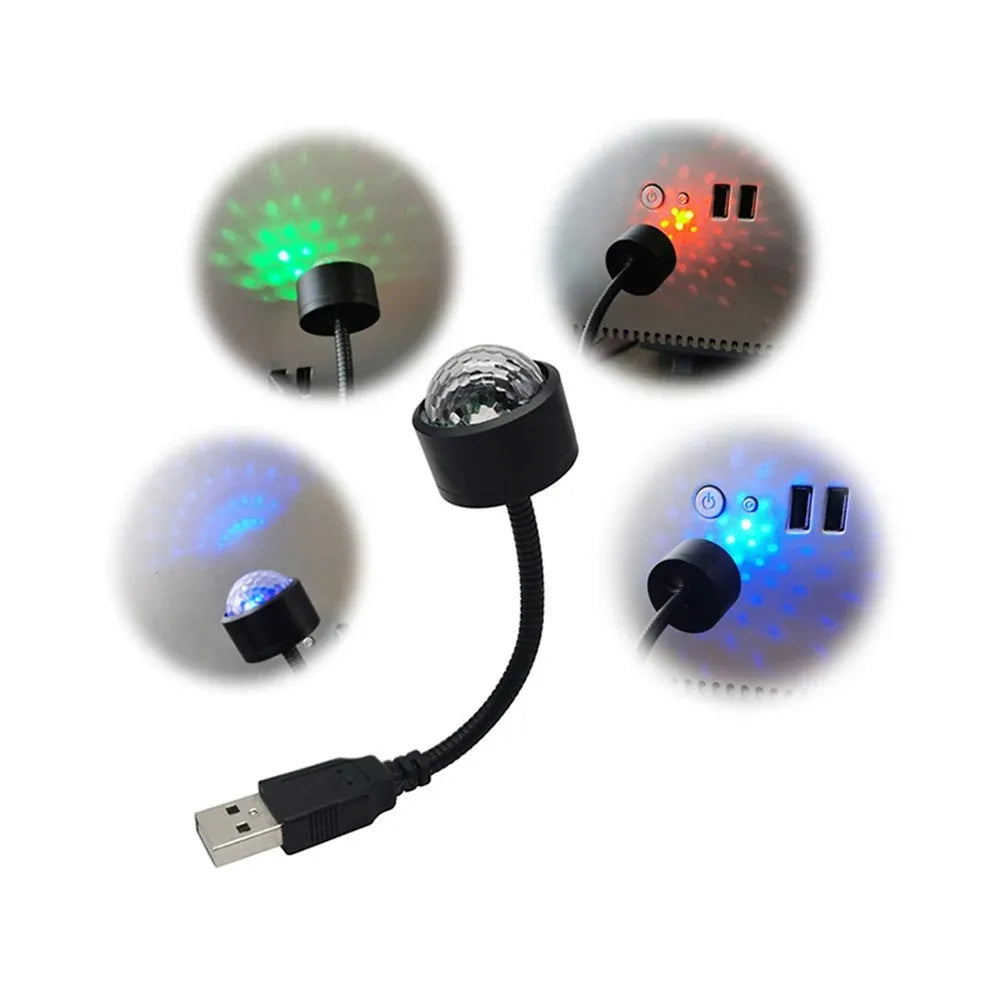 Luz LED Estrellada USB para Auto