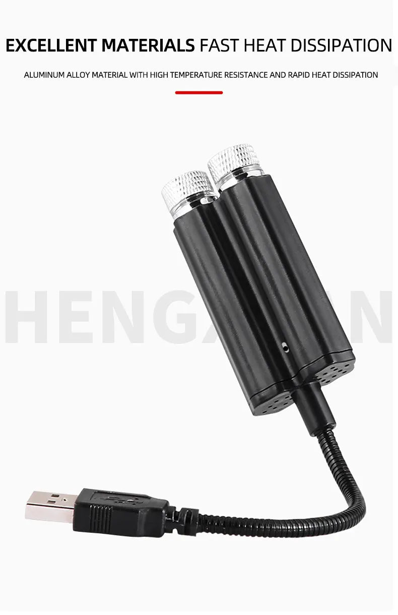 Luz Ambiental USB Estrella para Auto